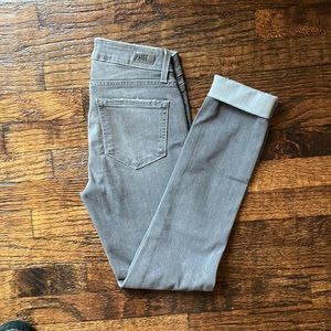 Like new Paige Denim Verdugo ankle gray jeans size 26